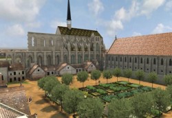 Collèges des Bernardins : reconstitution en 3D